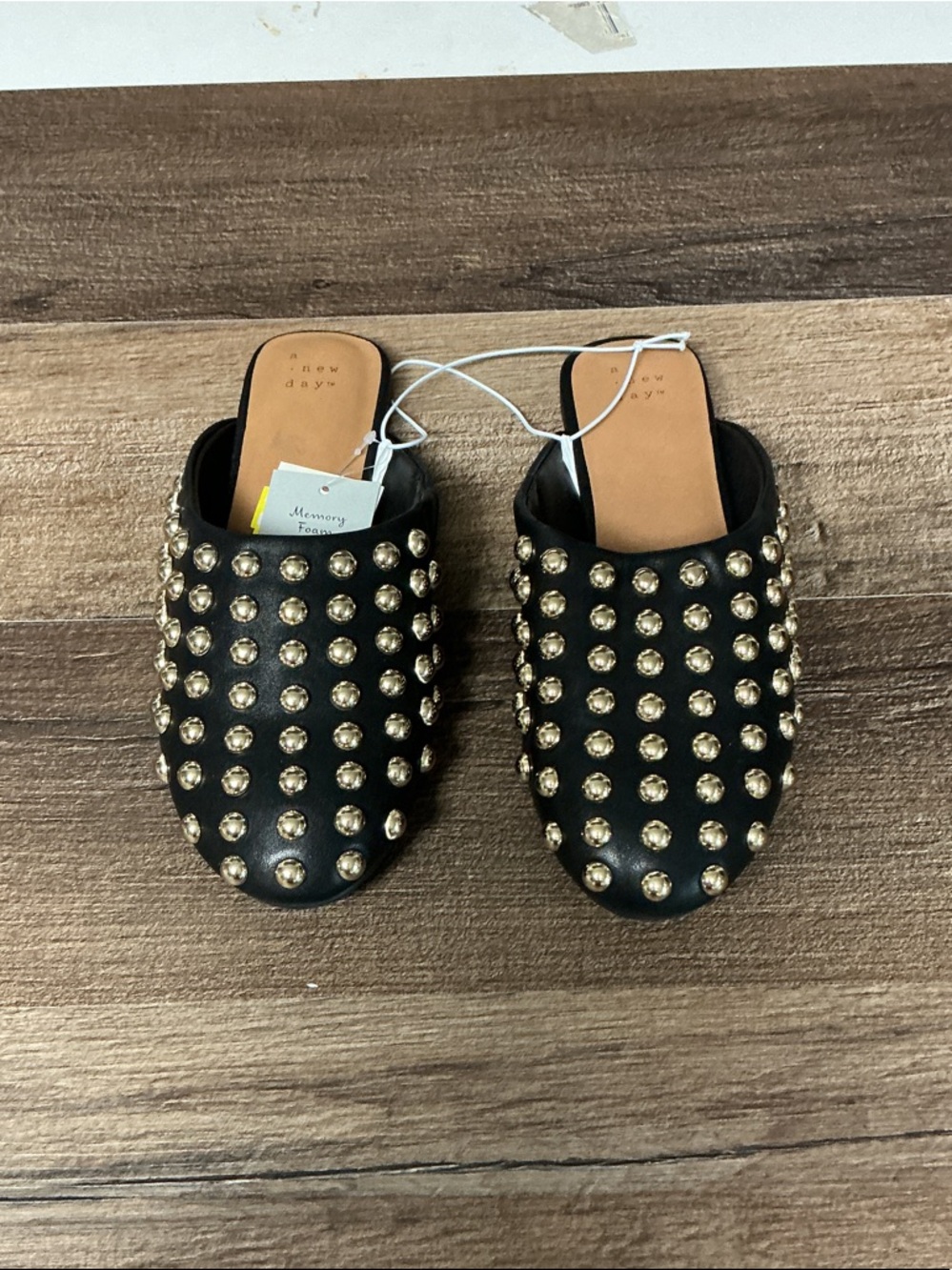 a new day Jet Black Channing Flats